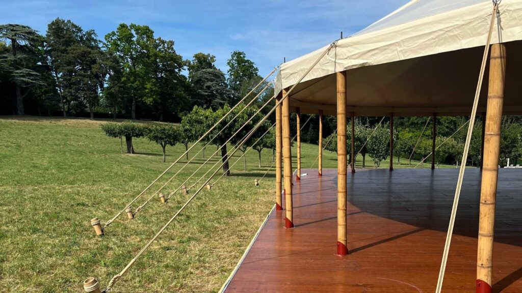 Twist Events - Vente et location longue durée tente silhouette bambou en Suisse